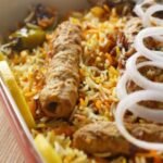 Chicken Sheek Kabab Biryani